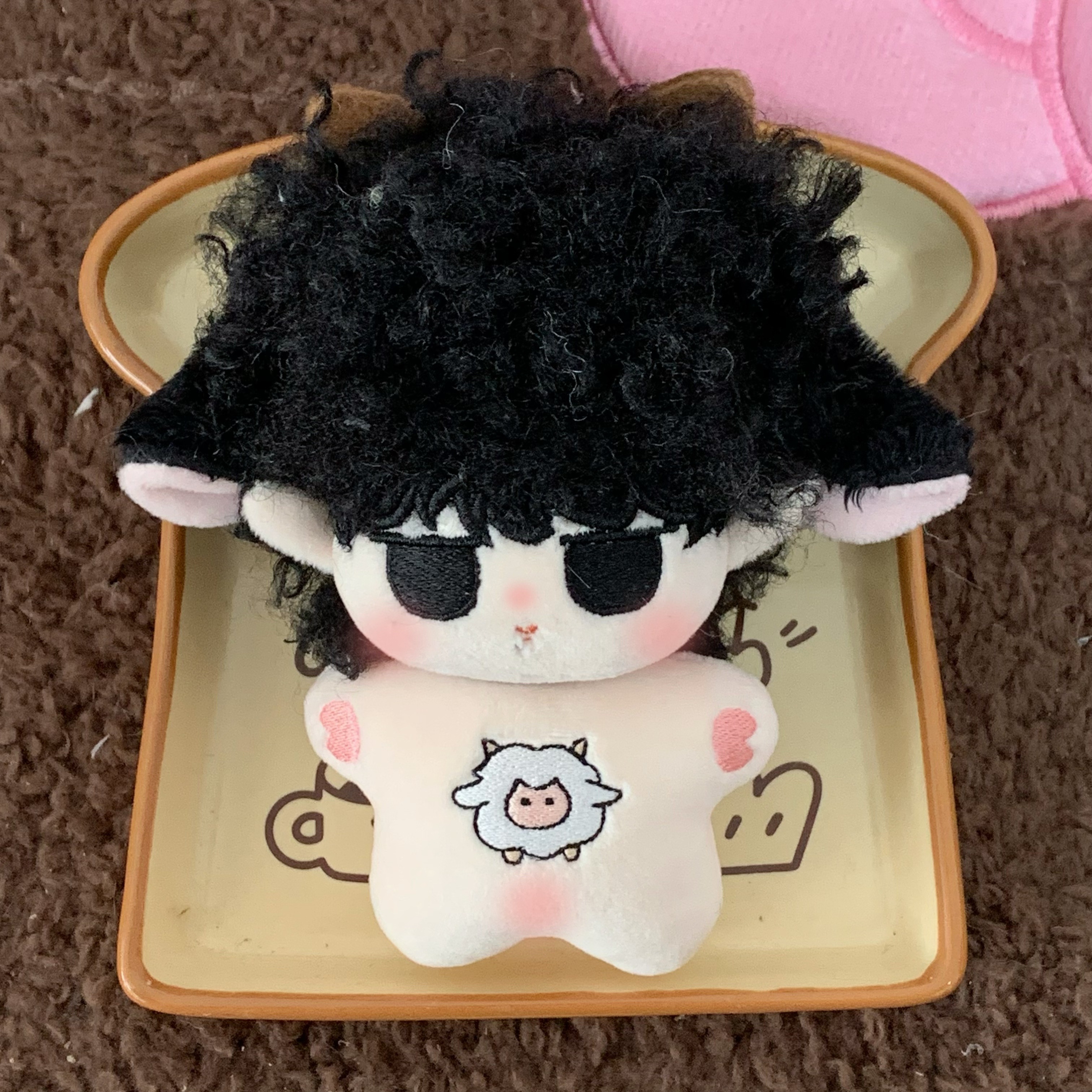 小羊出击🐏茗茗羔茗茗羊站起来啦！大胖小子萌鼠惹！！！耳朵一样：图一（跟头发同个