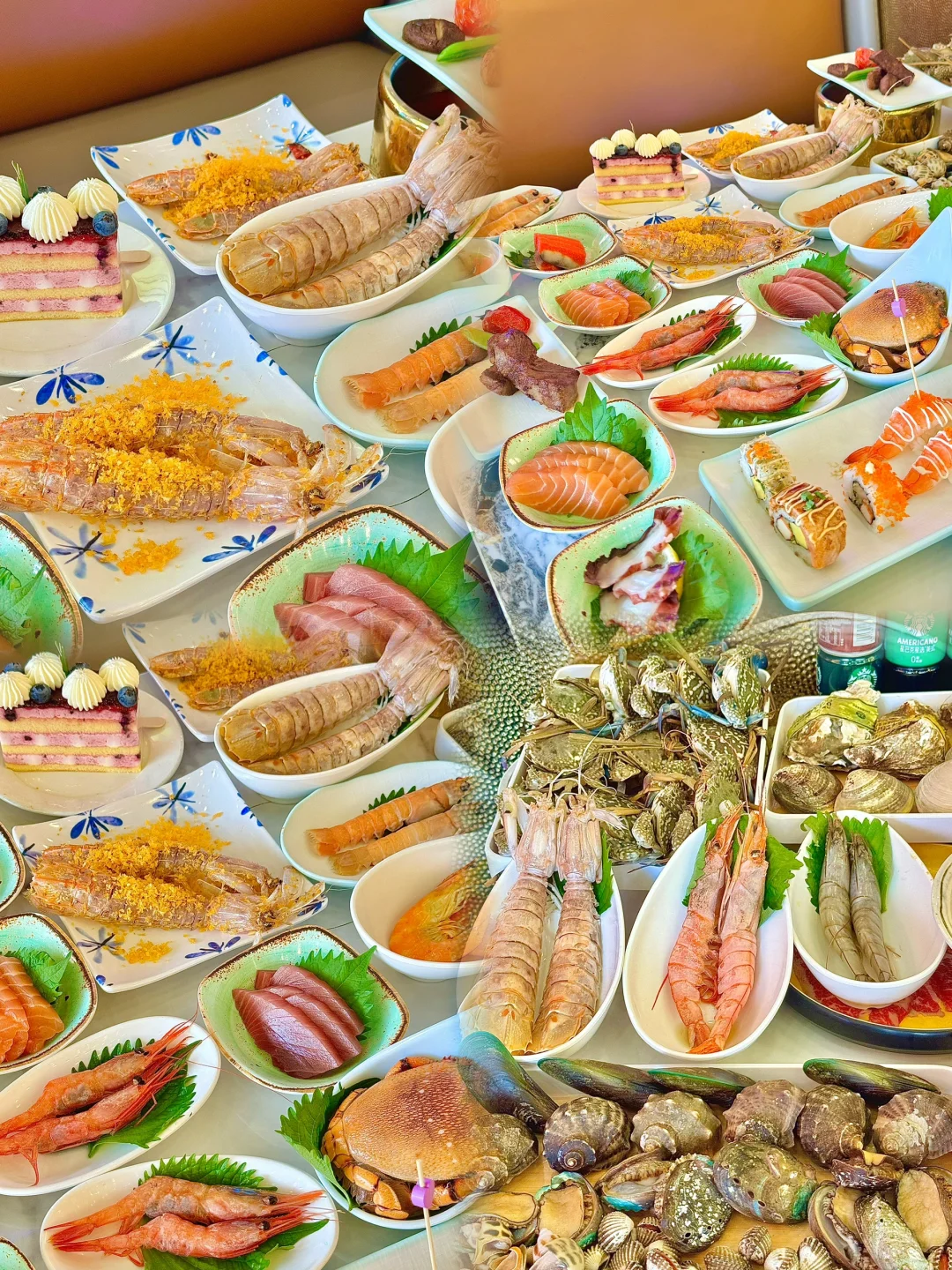 姐妹聚会，海鲜到位🦞🦐🦀🐙🦑🐡🐟