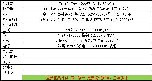哪家卖电脑出的配置单？真wc啊