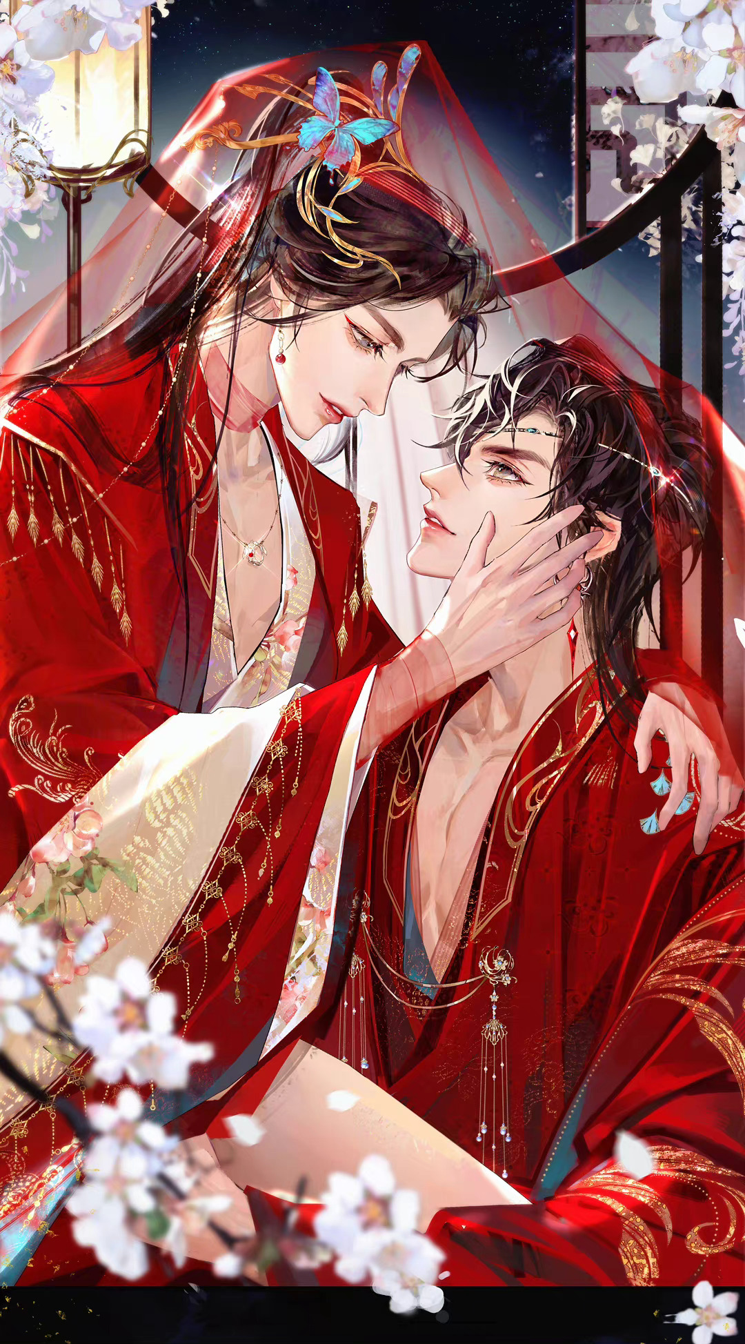 天官赐福  花怜  惊鸿一瞥，百世沦陷！婚服花怜绝美Cr：薄荷Mintt 