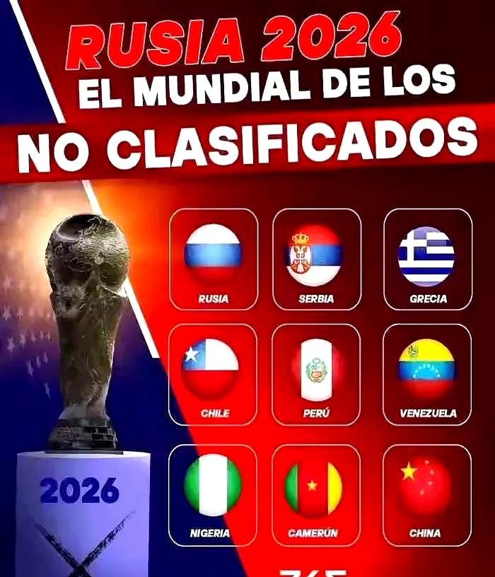 俄罗斯这波操作太秀了！世界杯还没开，居然要搞个“影子世界杯”——专门让没进202