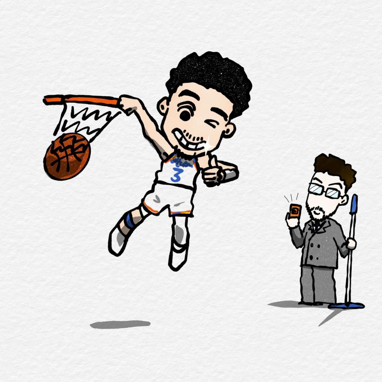 7a今日新作给到扣篮的麦凯恩和捅球的切特！雷霆连续三个赛季西部第一nba西部季后