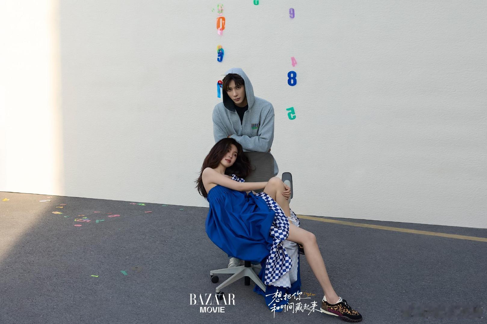 王安宇章若楠大片这简直是把偶像剧的海报直接照进现实，王安宇章若楠两人同框就是绝杀