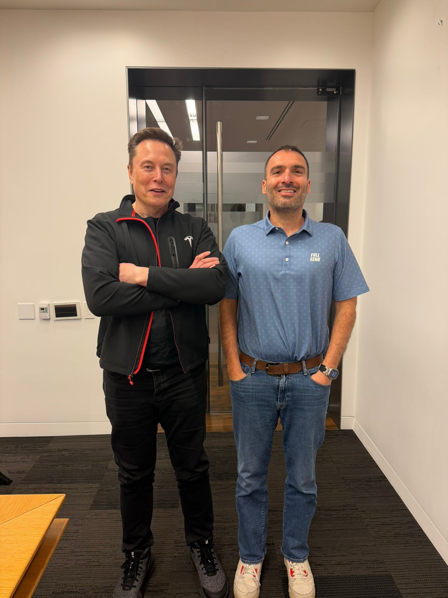 马斯克和美国知名互联网创业者、Happy Dad & Full Send掌门人J