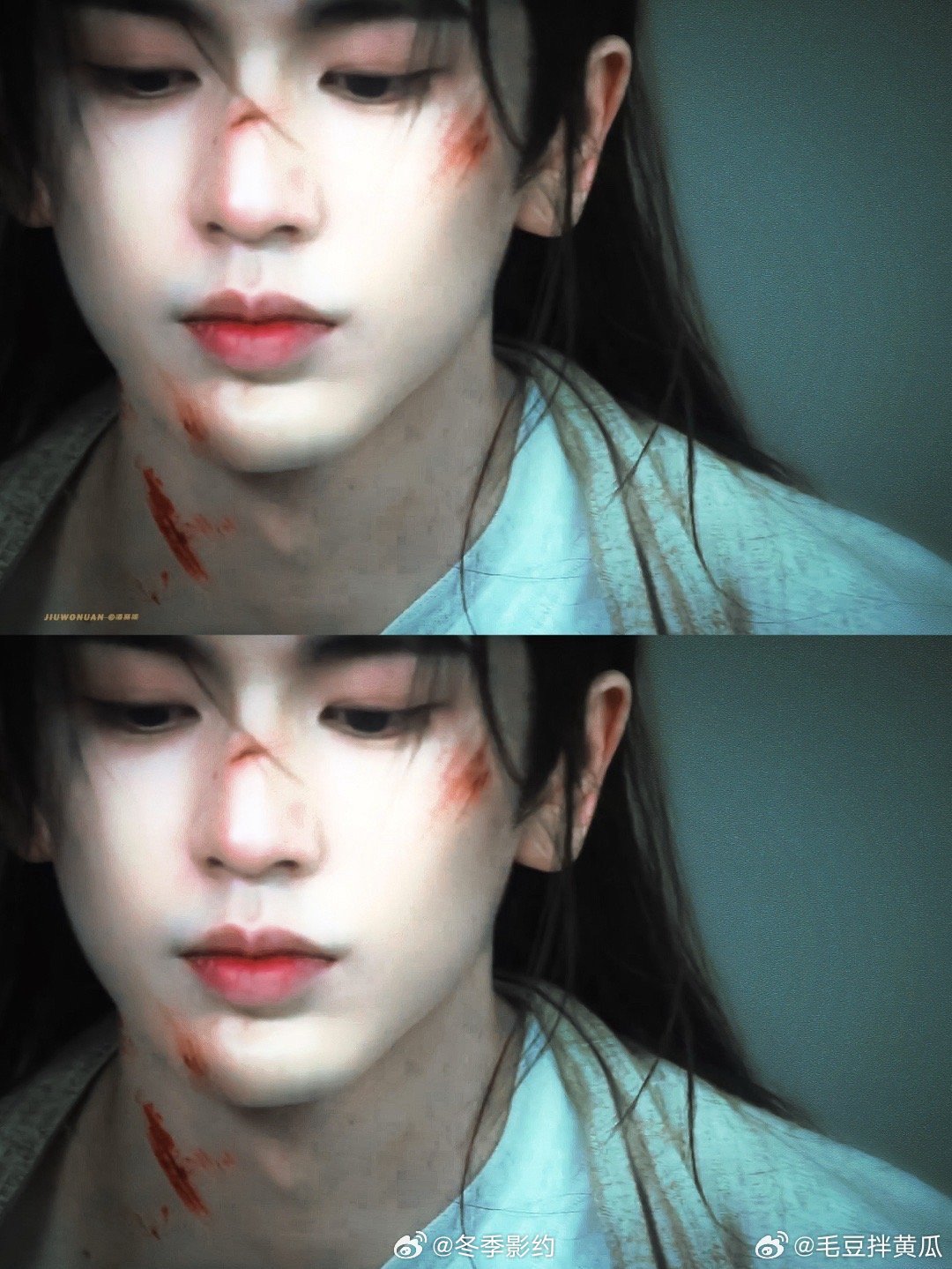 张凌赫谢征战损定妆 战损定妆照直接杀疯！没有过度磨皮，伤痕细节真实，张凌赫的骨相