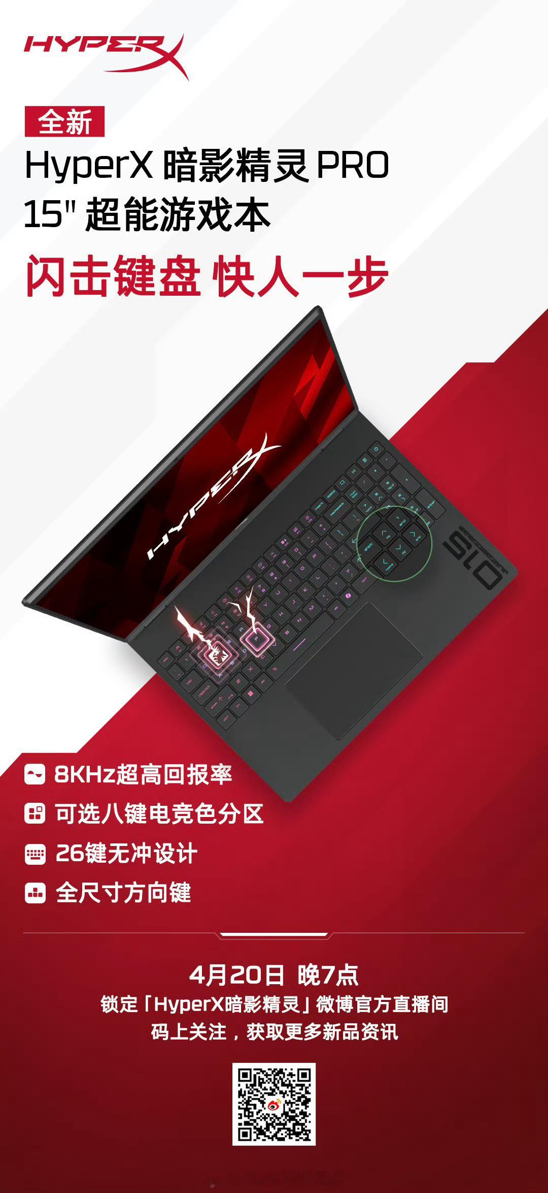HP 从金士顿手里收购完 HyperX 游戏外设业务之后年初把 HyperX 和