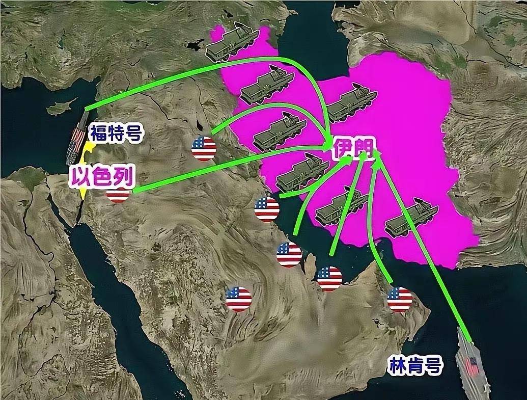 连续几天，愚蠢的军事妄动带给美国以色列的反噬就像洪水一样滔天。伊朗的报复令美以始