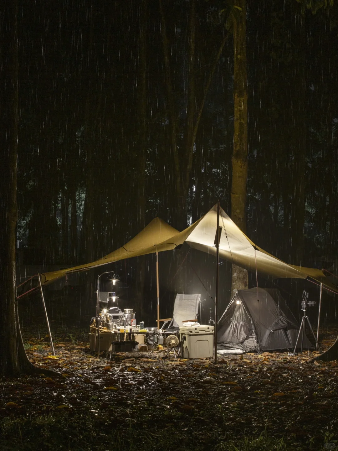 你的营地下雨了吗🌧️