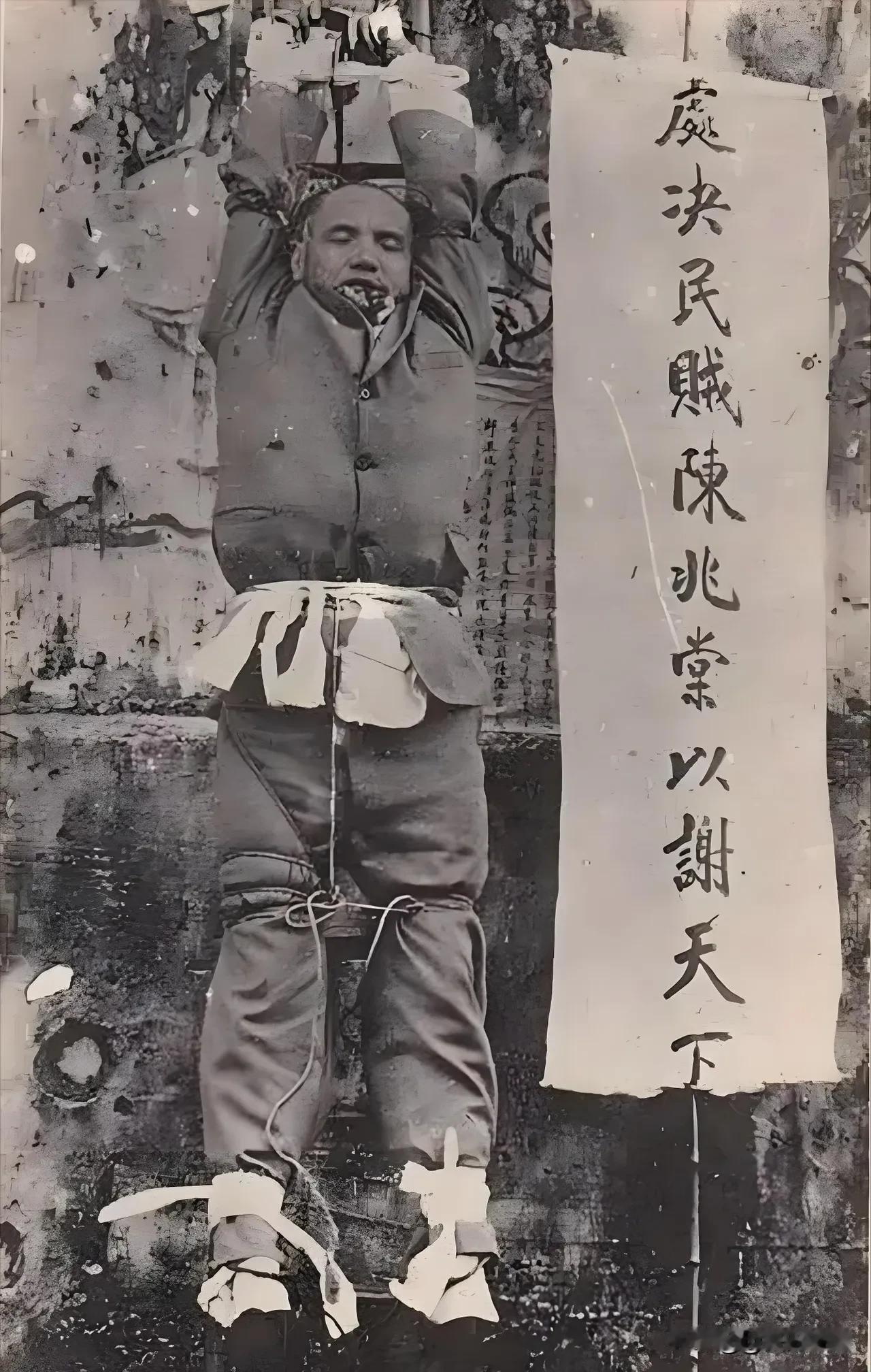 1911年，52岁知府陈兆棠被塞粪处决，身中13枪，临终遗言道尽一生荒唐
 
1