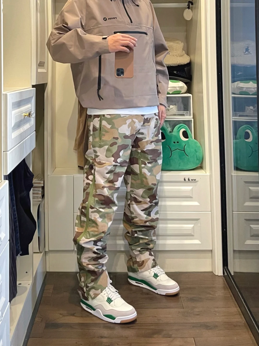 迷彩色系｜工装裤穿搭