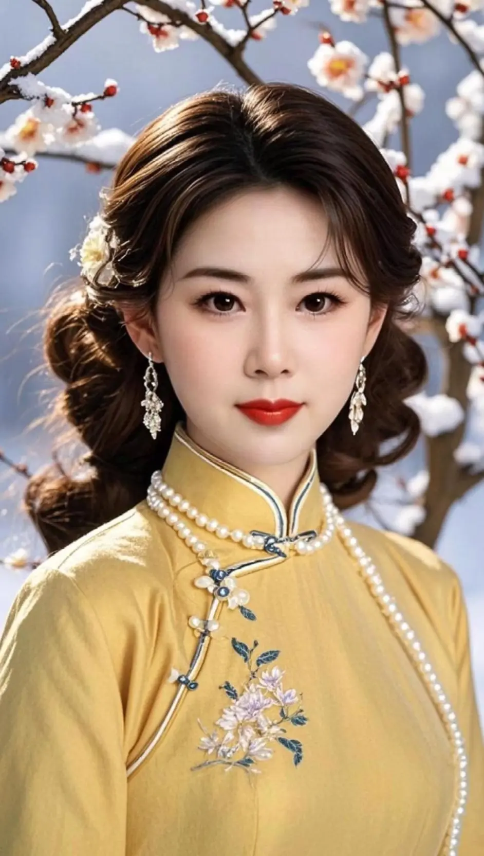 AI春日旗袍写真 ai创作