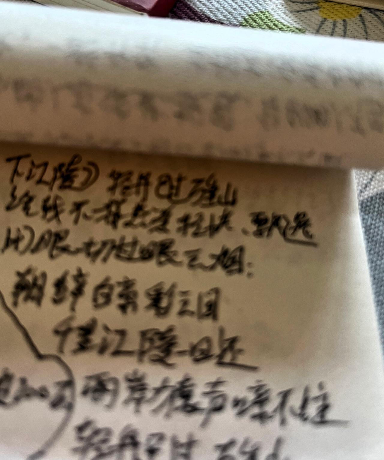 今日读了唐代诗人李白《下江陵》
早发白帝城
朝辞白帝彩云间
千里江陵一日还
两岸