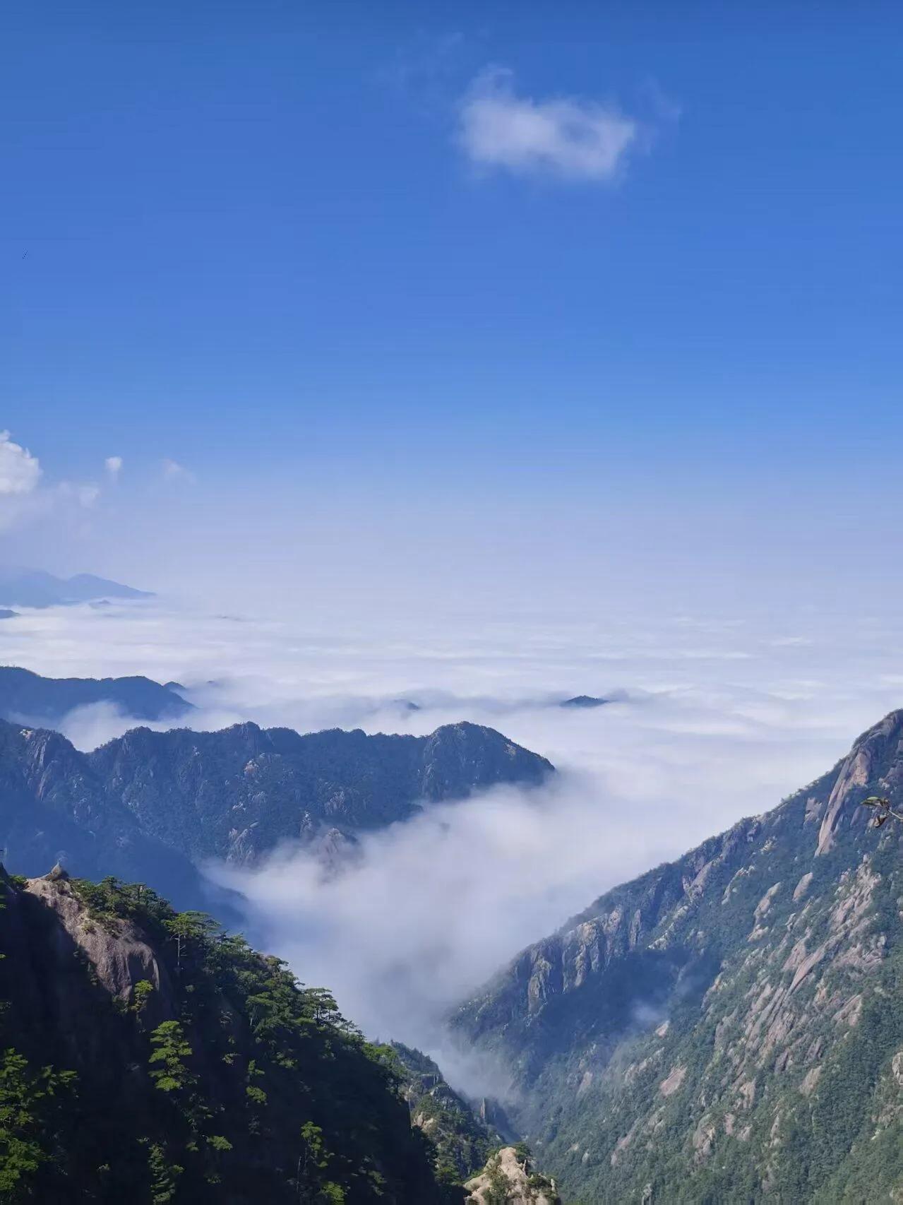 昨天去爬黄山，遇到了不少小情侣，他们眼神里都充满幸福，好羡慕啊。为什么感觉，找到