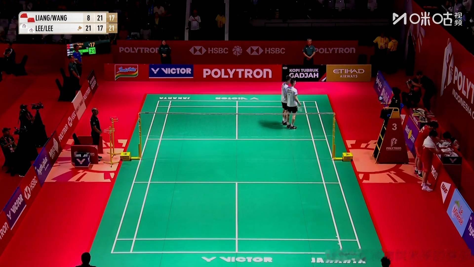 梁伟铿王昶0比2李芳至李芳任（-8，17，-17）止步2026年印尼羽毛球公开赛