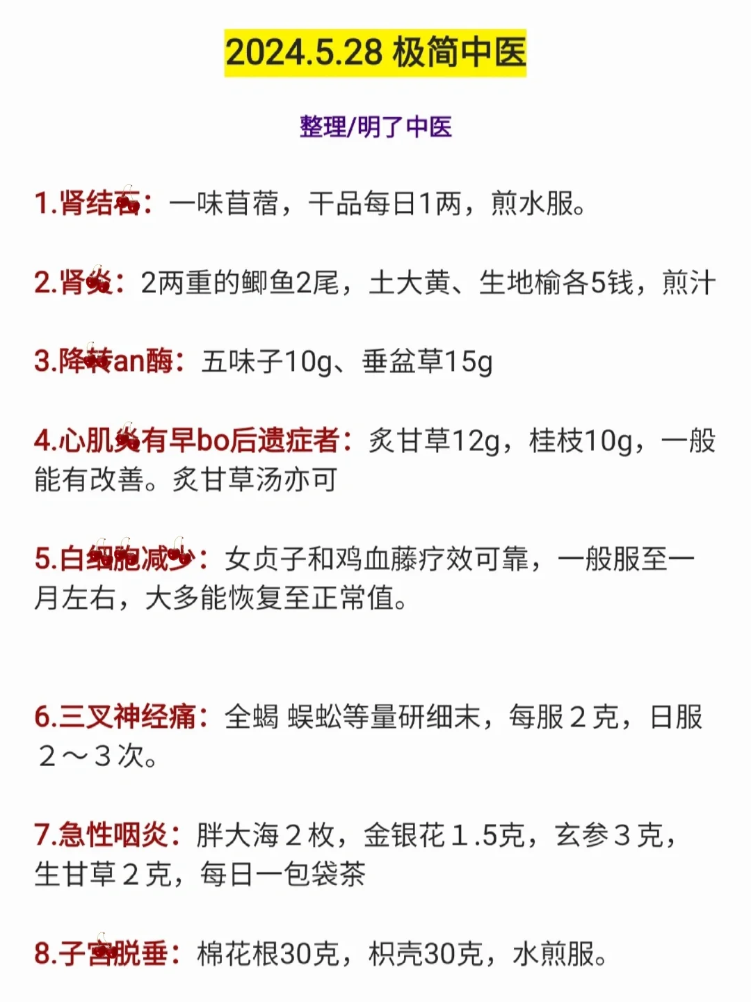 5.28 极简中医：小而精的专方