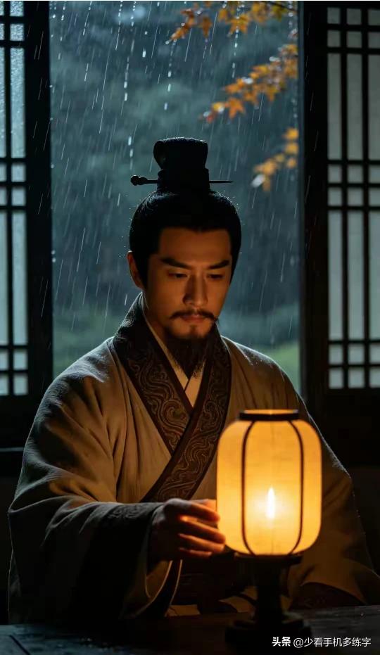 七绝·羁旅
一帘秋雨对灯昏，
滴尽寒更滴泪痕。
岂愿浮生萍转迹，
卧薪尝胆斗精神