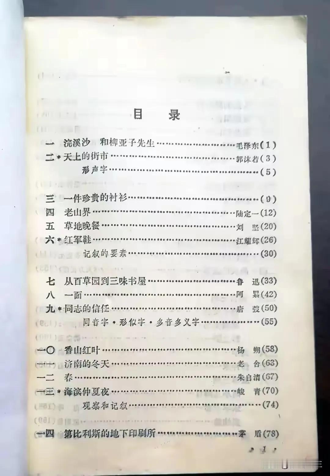 还熟悉这些目录的人
应该面临退休
或已经退休了
岁月不饶人啊
儿时的记忆
仿佛还