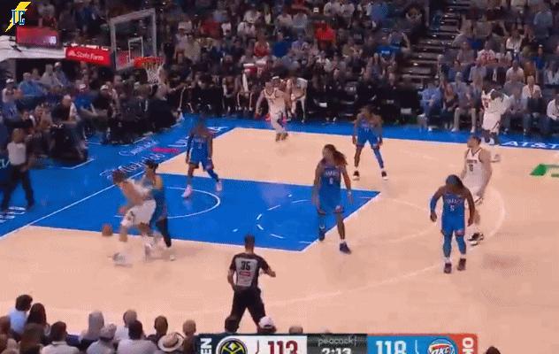 本赛季，当亚历山大担任防守者时，对手在距离篮筐6英尺（约1.8米）以内的投篮命中