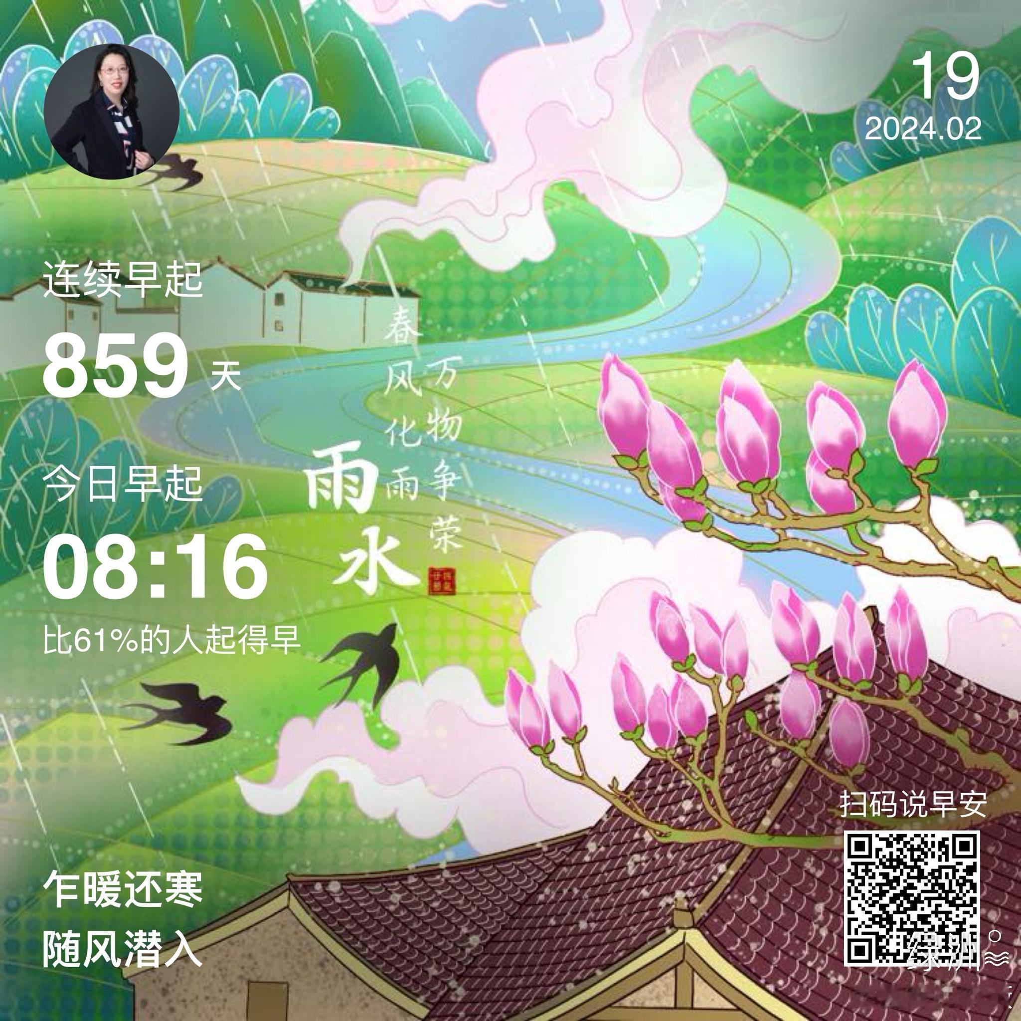 #早安#乍暖还寒随风潜入 