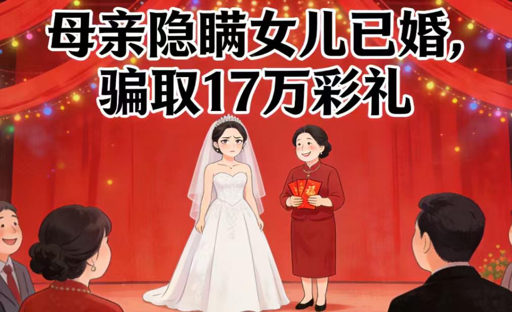 母亲隐瞒近40岁女儿已婚骗取17万彩礼：当亲情沦为交易的筹码
荒诞的婚礼：一场精