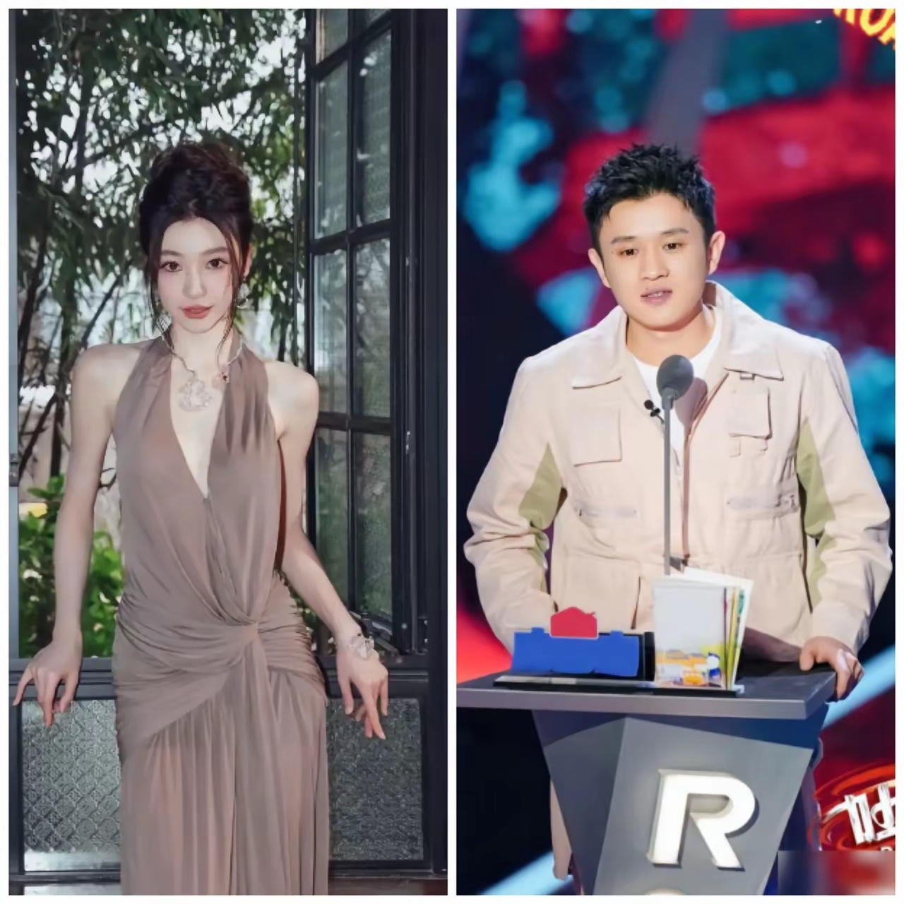 脱口秀演员王勉，身高168cm，1994年的！时尚博主易梦玲，身高168cm，1