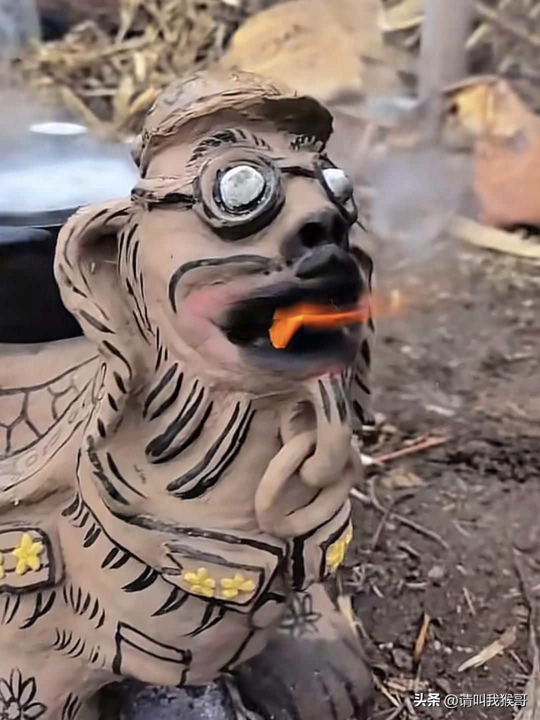 农村老家的小孩做了个“过家家”的柴火灶，你们觉得可以打多少分？