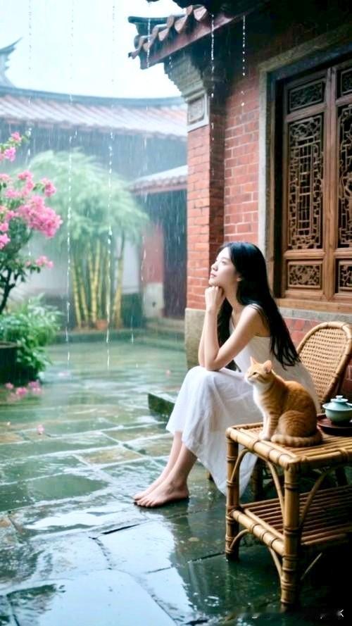 《北园初夏》
——贺铸〔宋代〕
天气清和树荫浓，
冥蒙薄雨湿帘栊。
蔫红半落生香