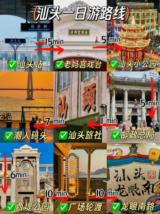 汕头citywalk！一日游不走回头路旅游攻略❗️