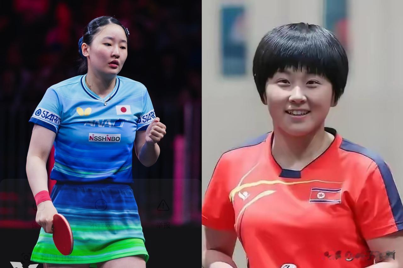 世界排名第42。
赢了孙颖莎。
还把张本美和按着打了三次，这个朝鲜姑娘叫金琴英，