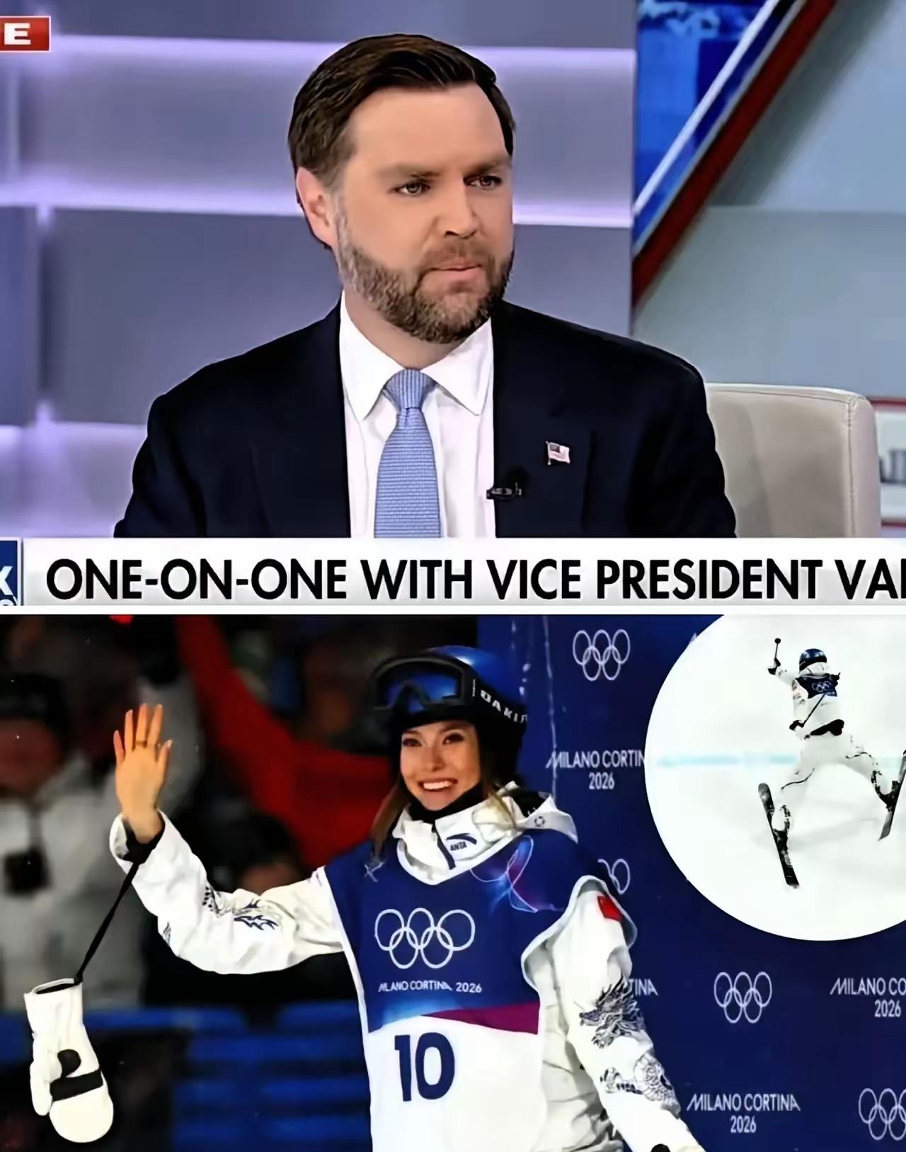 美国副总统万斯近日在电视访谈中谈及谷爱凌代表中国参赛，称希望在美国长大、受益于美