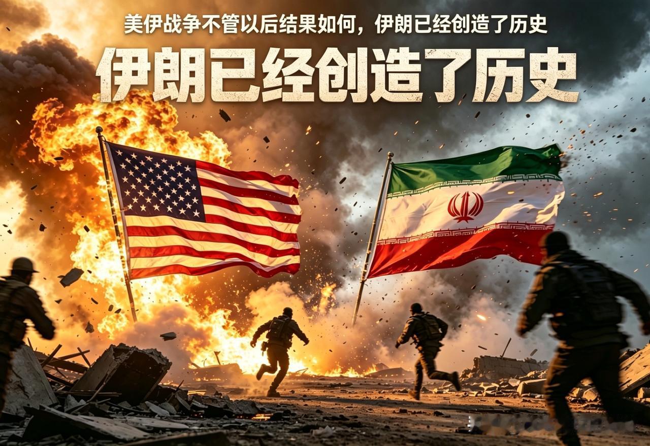 美伊战争不管以后结果如何，伊朗已经创造了历史

近期，中东局势急剧升温，美伊对峙