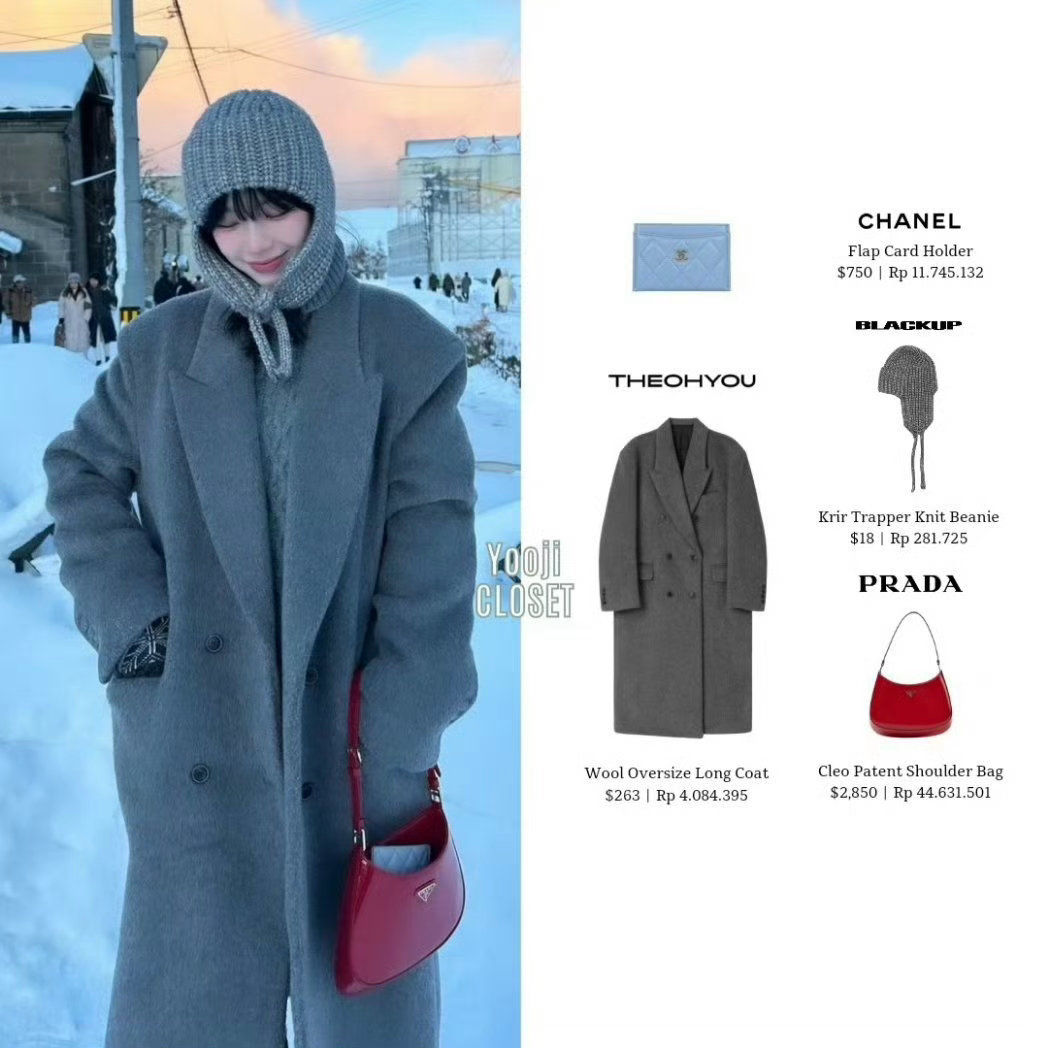 我才发现柳智敏这个乐乐把chanel卡包塞在prada皮包里