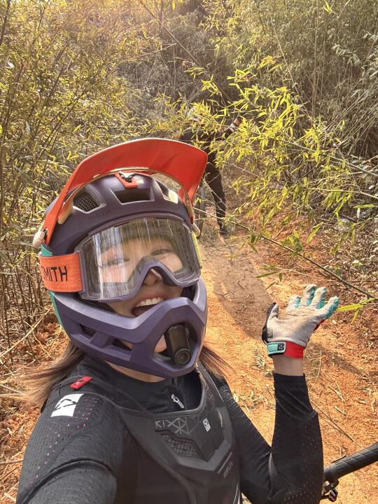 今天的美好😊又是山地车给的🚵‍♀️