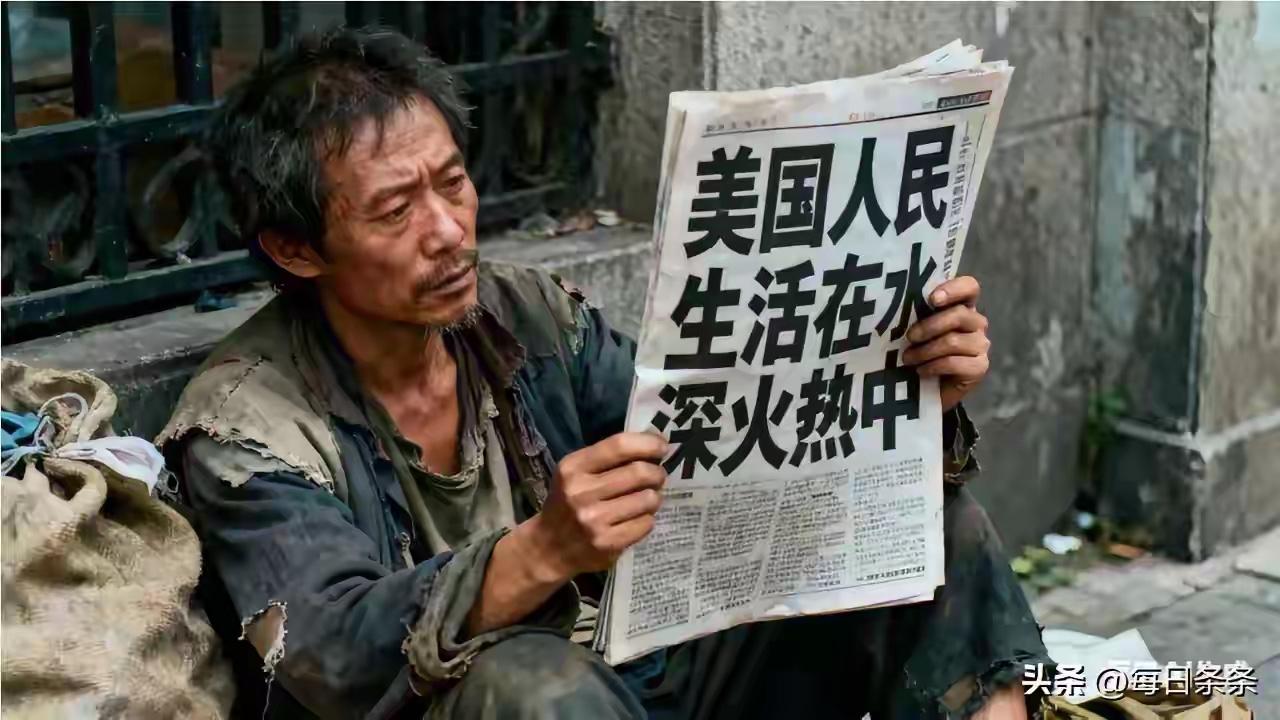 以前老看电视和报纸，觉得美利坚人民真是辛苦，每天都在走下坡路。
现在看新了，觉得