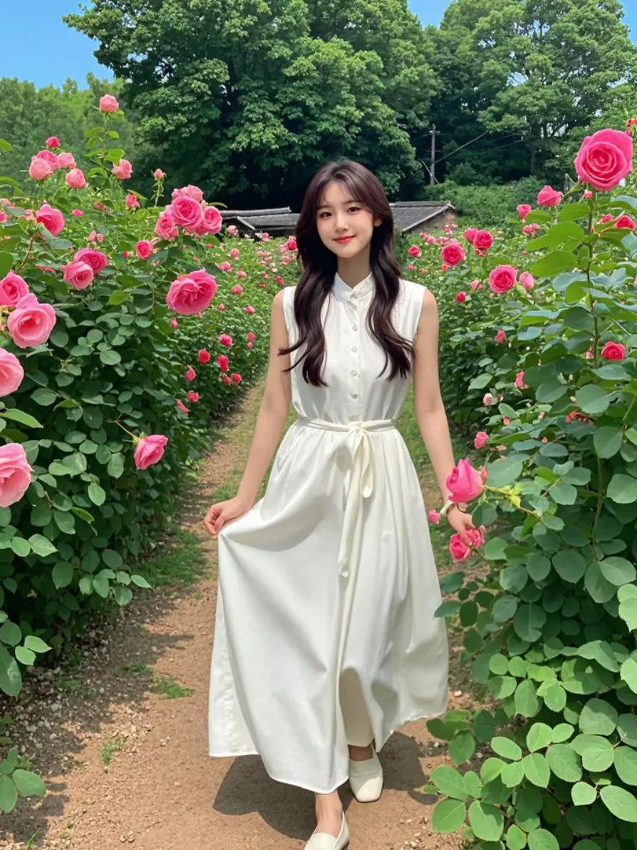 AI晨阳玫瑰美
