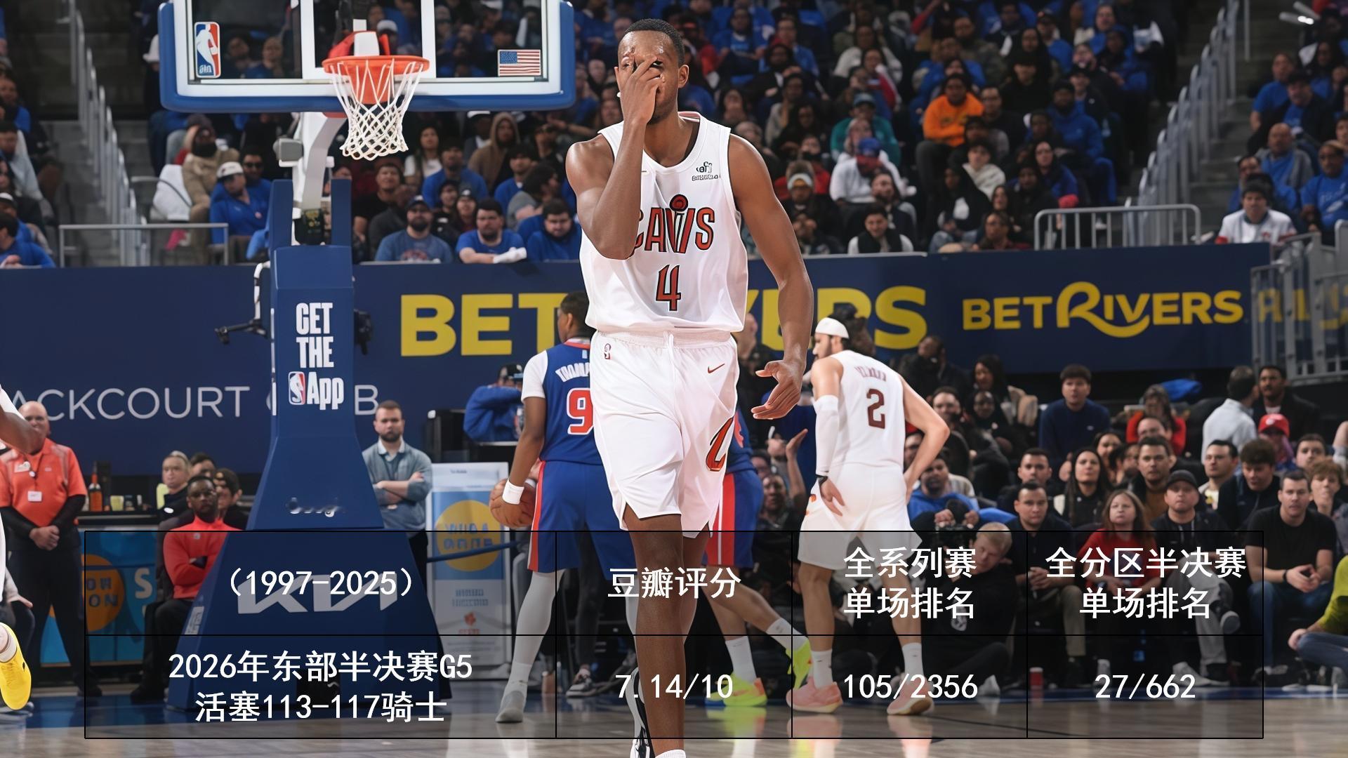 2026.5.12-5.14 季后赛豆瓣评分（去旅游没带电脑）2026NBA季后