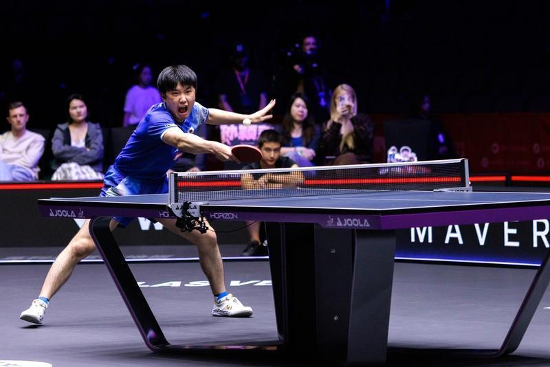 12月10日，在2025年WTT香港总决赛男单首轮，王楚钦4:3逆转击败日本选手