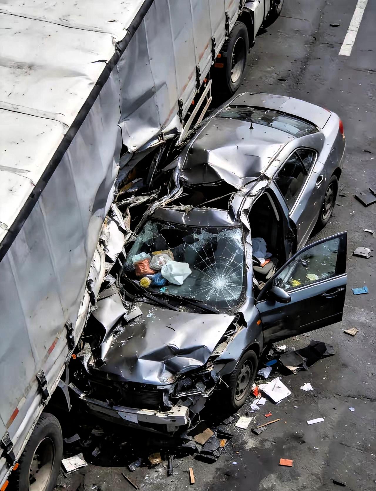 大年初七，南昌有一家人，从娘家高高兴兴过完年，开车回南昌准备上班，途中在吉安高速