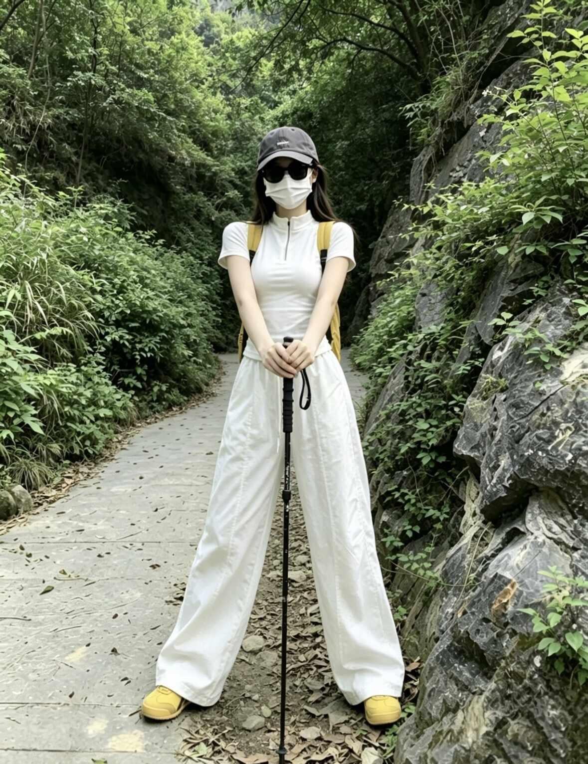 这套户外穿搭也太适合夏天了❗
直接一套搭配好出门，不用费心琢磨穿搭太快乐啦✨
黑