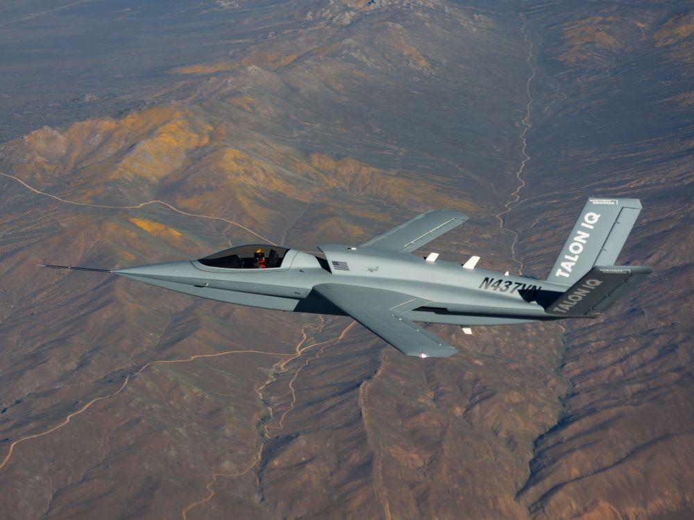 诺斯罗普·格鲁曼的Talon IQ在加利福尼亚州莫哈韦展示了成功的使命自主飞行。