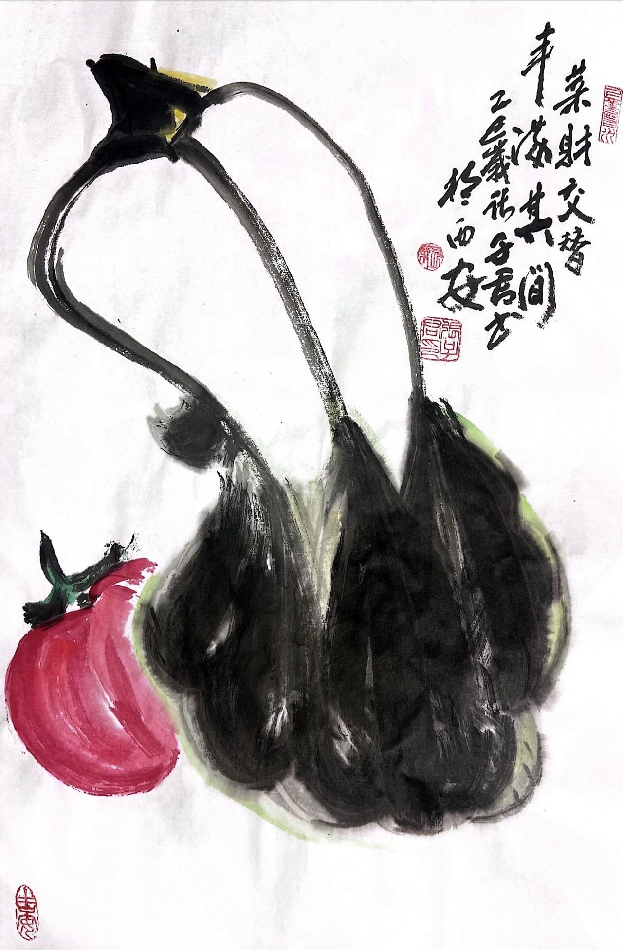 陕西省美协张子君，几笔墨一张纸，绘遍世间繁华，画的是人间烟火，藏的是万般美好。敬