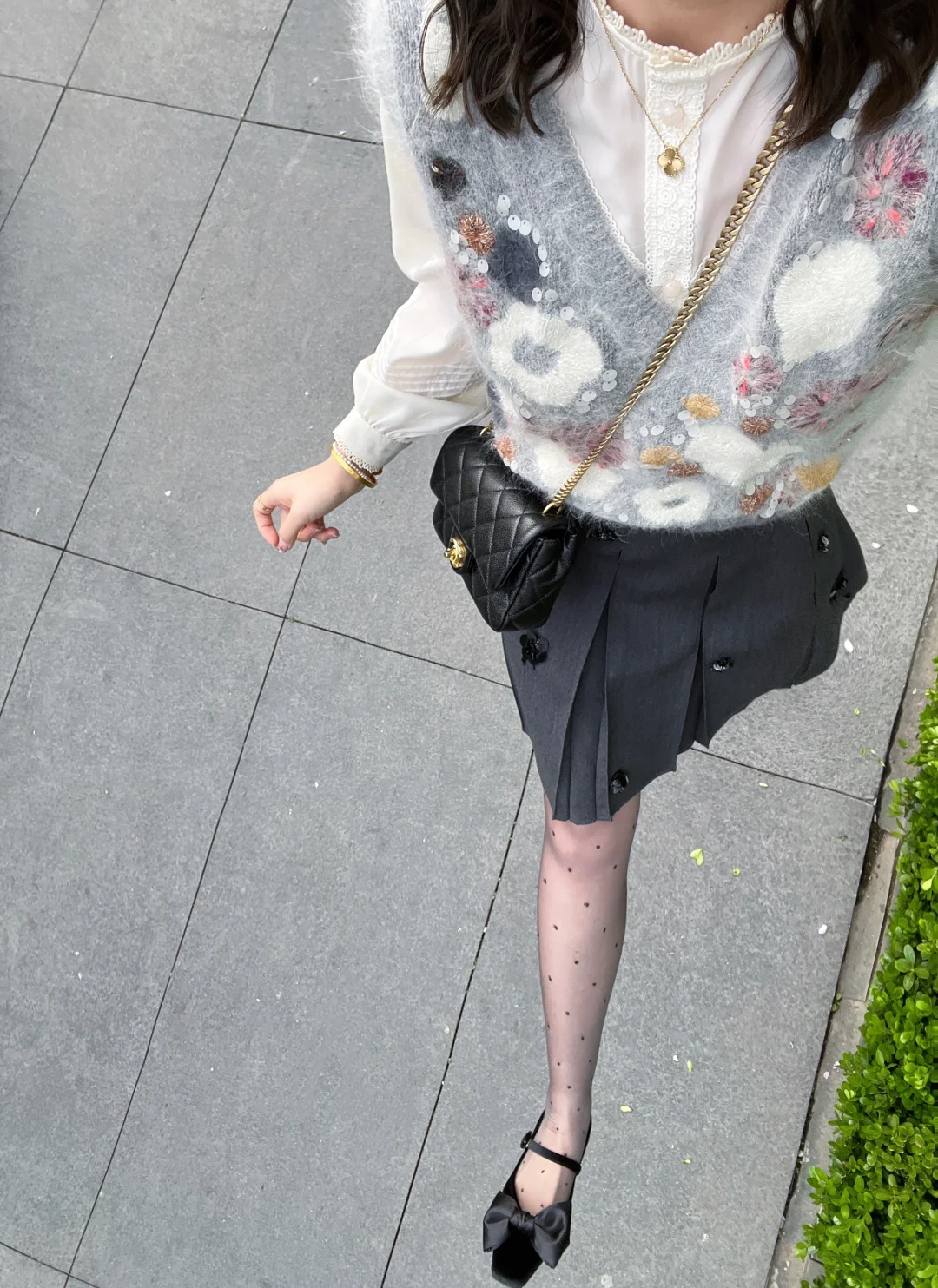 春日小心机叠穿✨周末的温柔都藏在这身里啦！