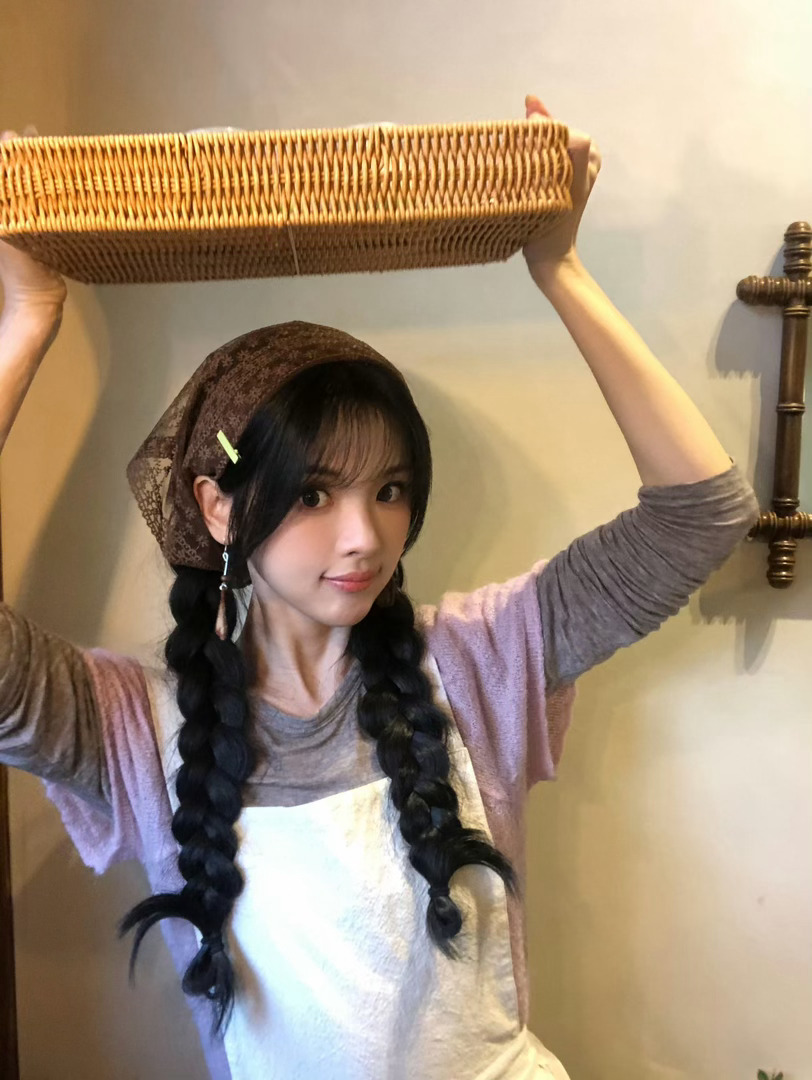 杨超越说我不给你们放糖杨超越化身中华小厨娘杨超越化身中华小厨娘🧑‍🍳也是萌炸
