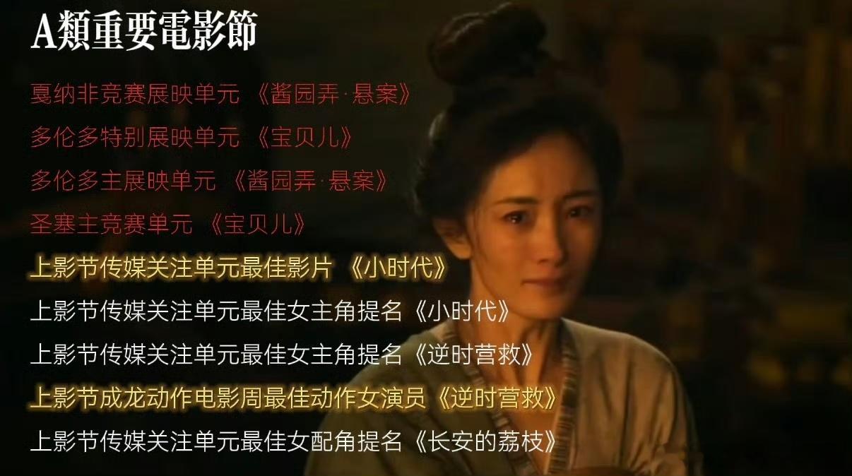 杨幂作品履历↓期待继续更新