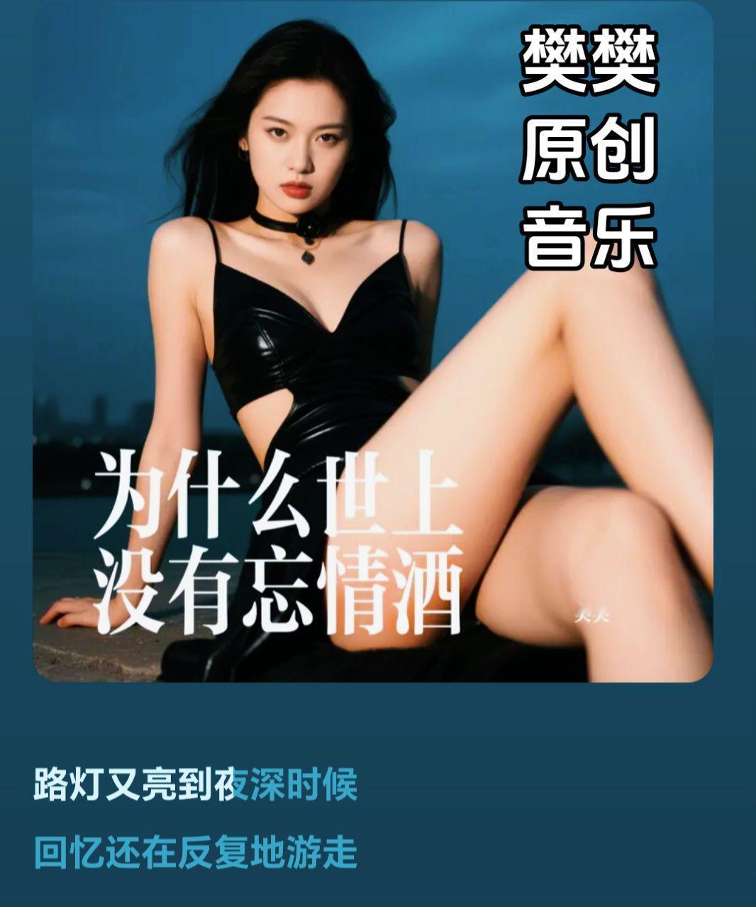 《为什么世上没有忘情酒》樊樊伤感原创音乐上线！分享我的宝藏歌单 循环播放的歌曲 