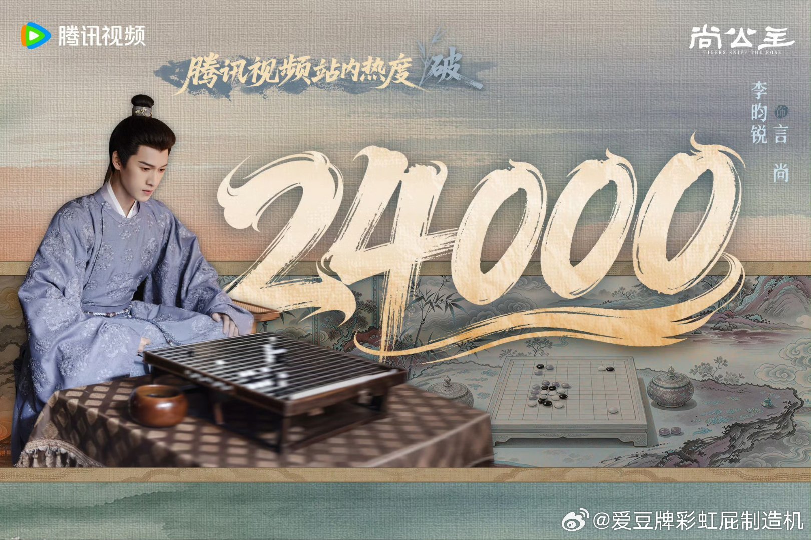 vogue中插一个尚公主热度破24000了，大家不要忘了追剧啊 ​​​