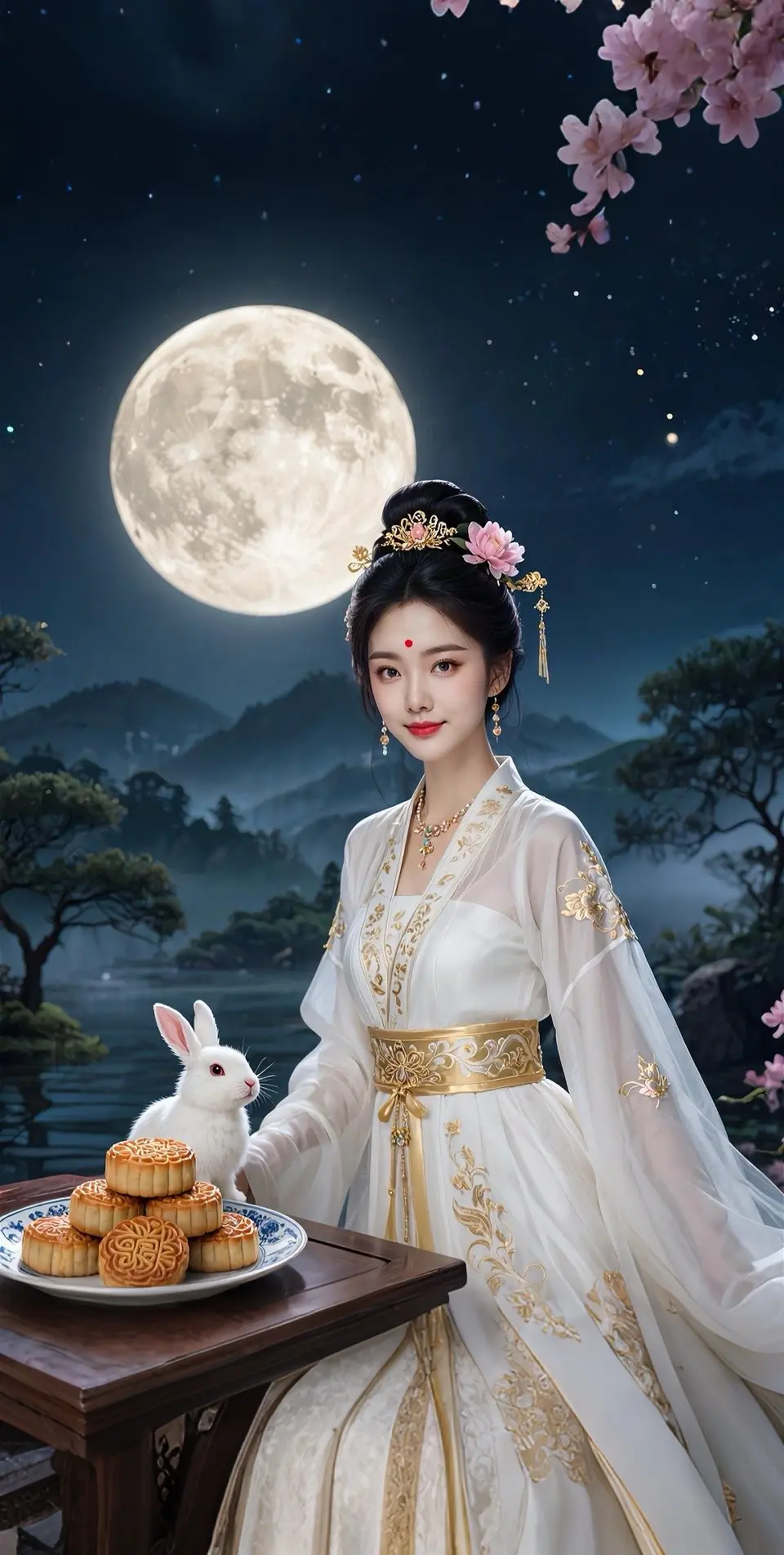 月亮很近，思念的人却很远。