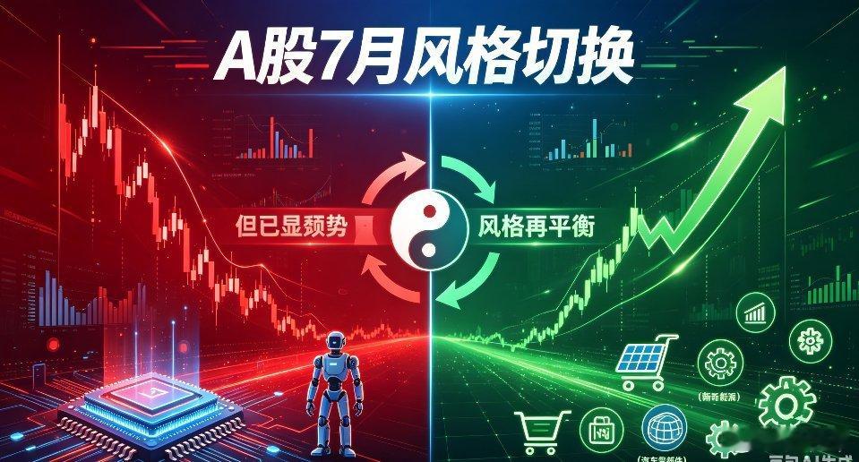 7月A股行情复盘：风格再平衡落地，个股情绪大幅超预期不少人此前笃定：A股的机会只