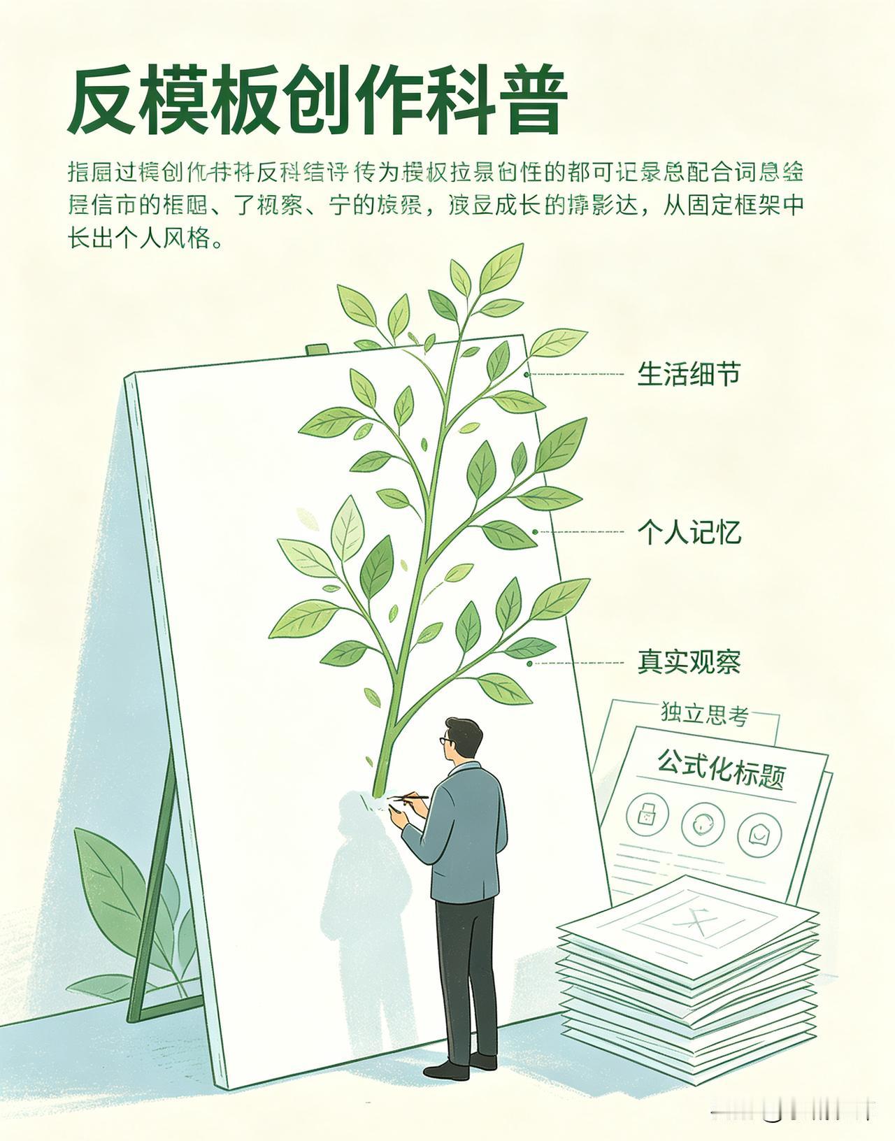 如何避免陷入套路化的创作?
想要跳出套路化创作，核心是回归真实表达。先摆脱流量模