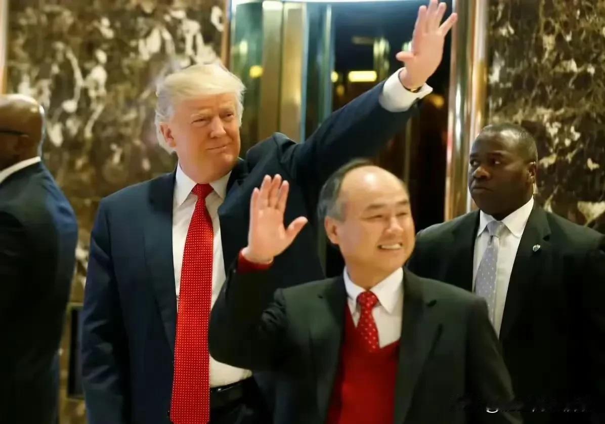 孙正义这几年真是当冤大头当习惯了，被特朗普叫去海湖山庄喝茶唠嗑，结果现场被逼投2